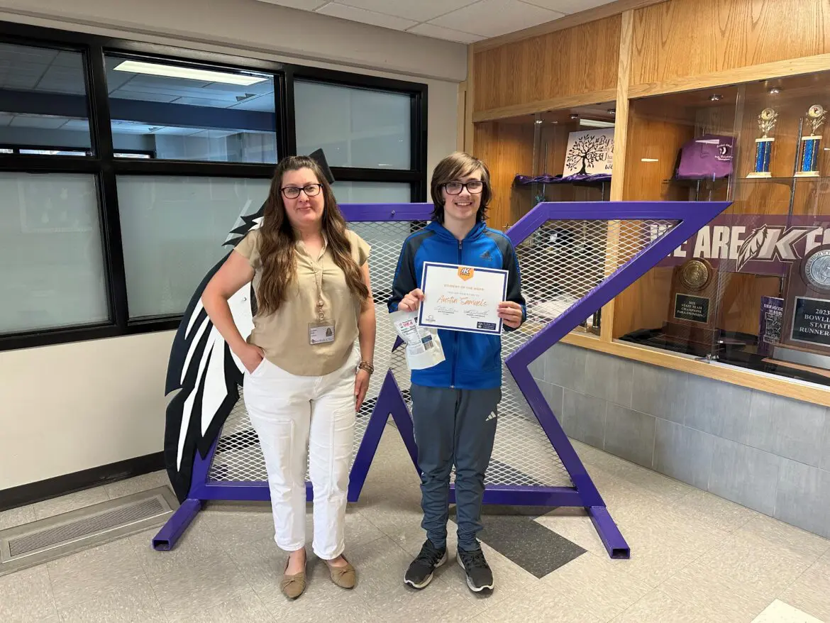 Student of the Week Austin Samuels