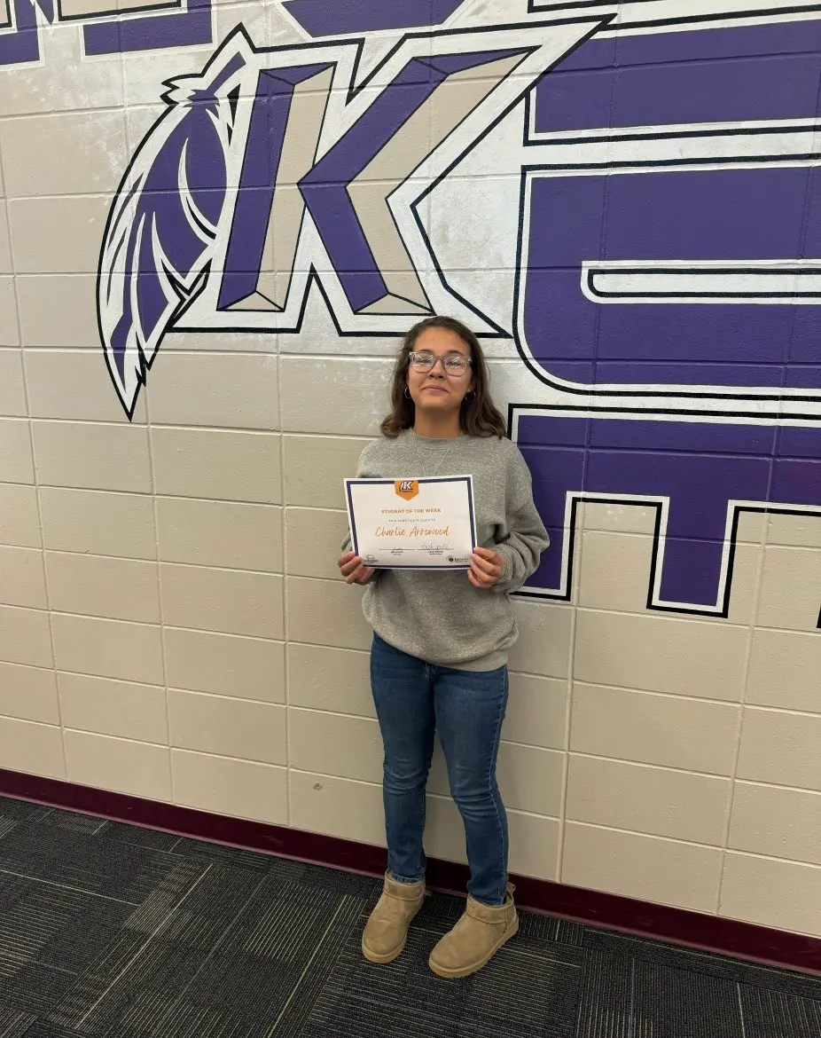 KMS Student of the Week Charlie Arrowood