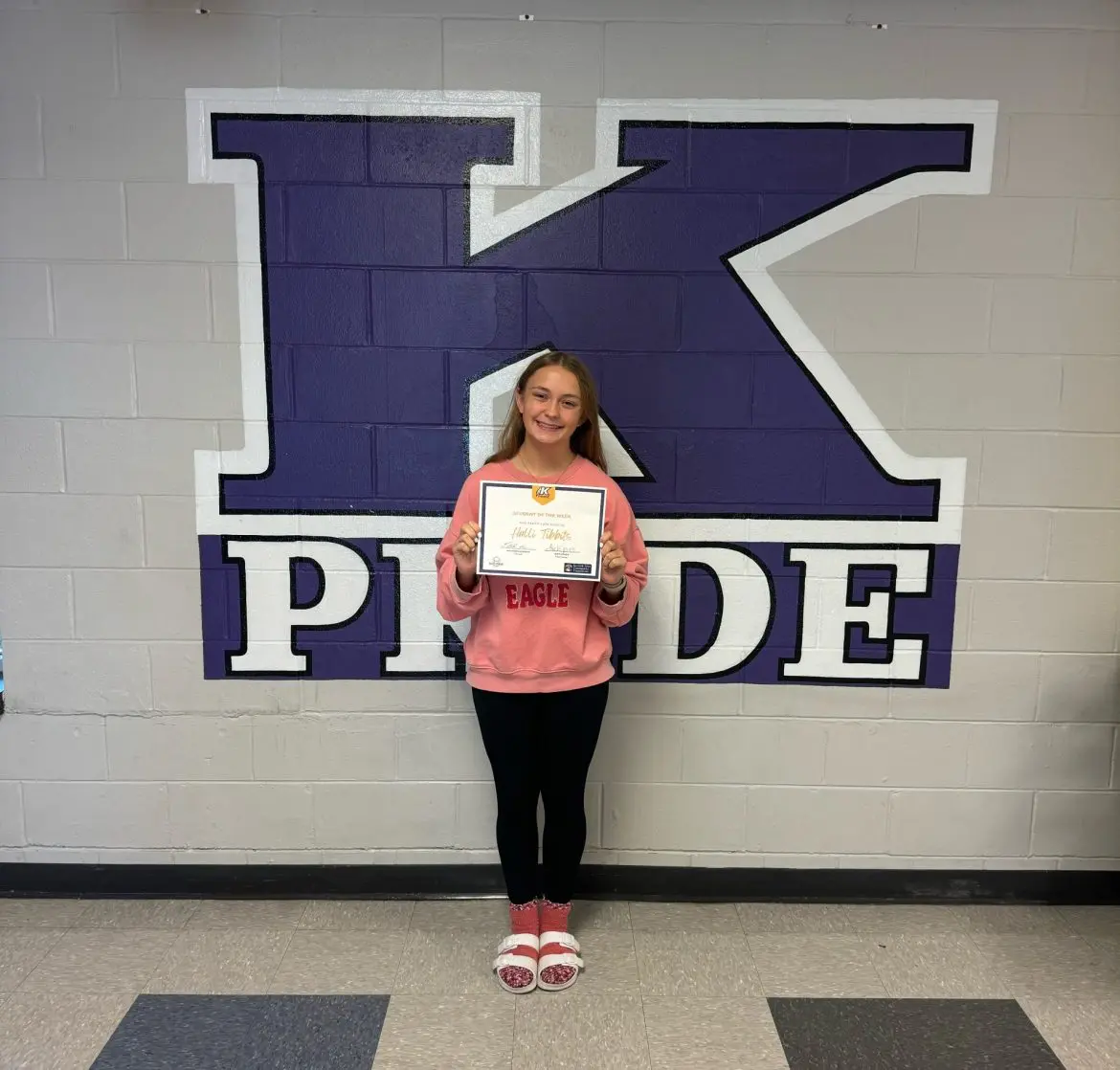 KHS Student of the Week Halli Tibbets