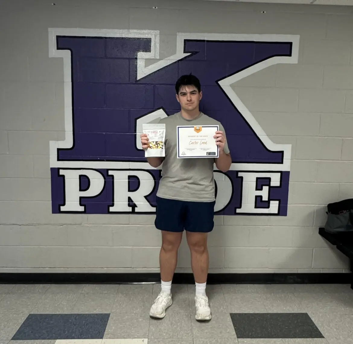 Student of the Week Carter Land