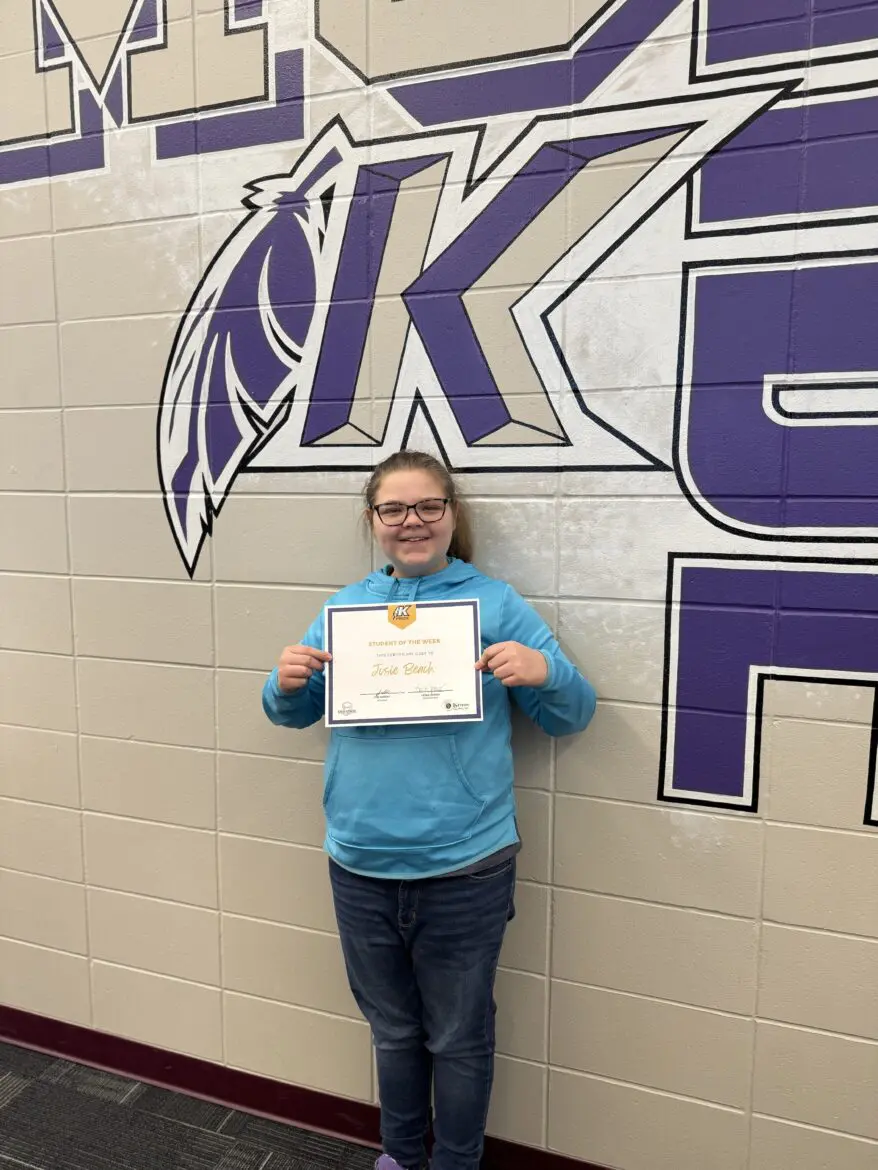 KMS Student of the Week Josie Beach