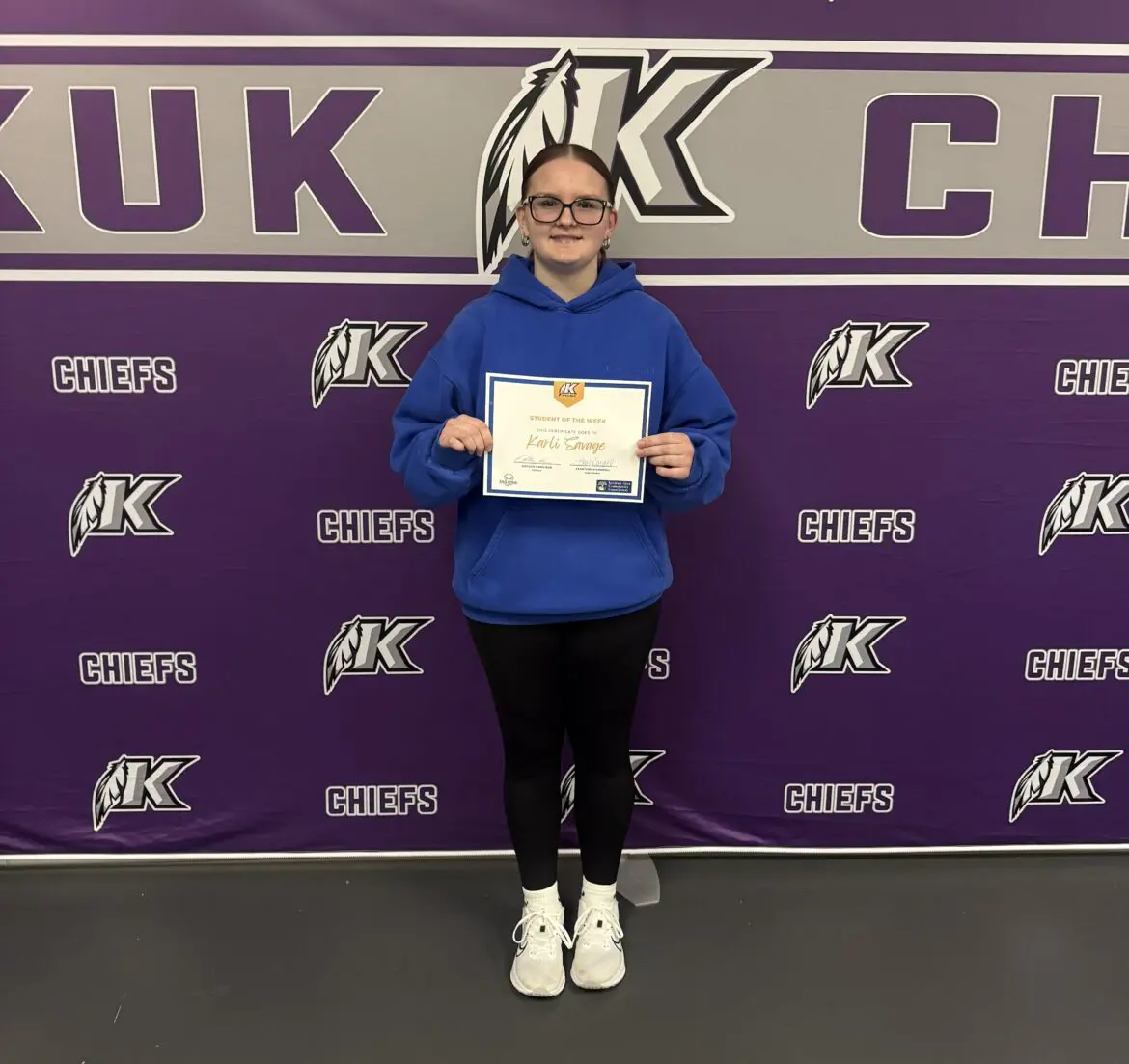 Student of the Week Karli Savage