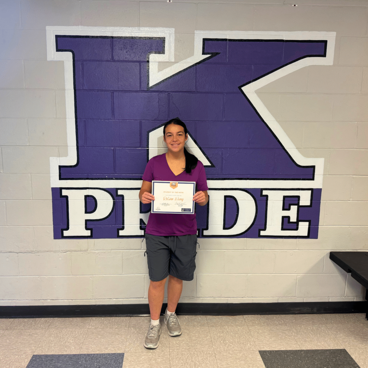 Student of the Week Relina Wong