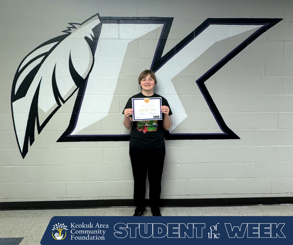 Student of the Week Sebastian Potts