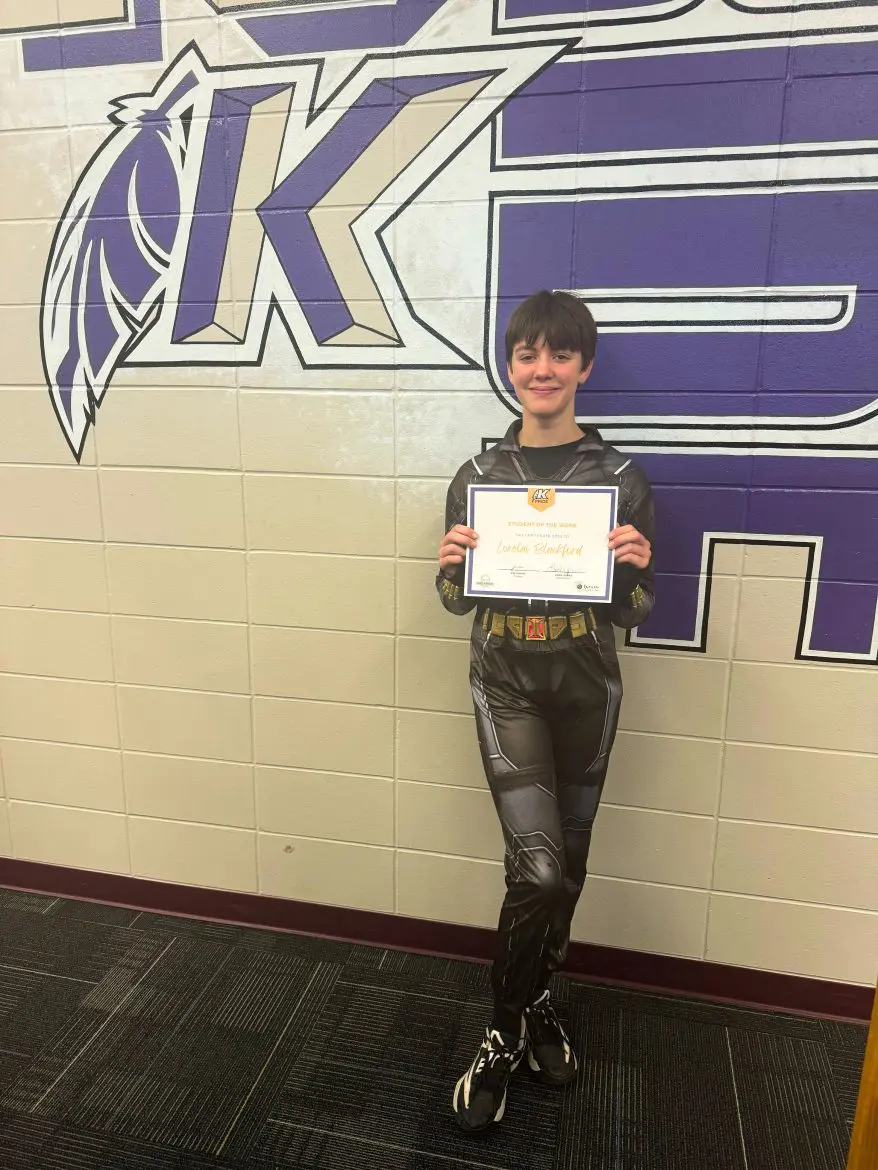 KMS Student of the Week Lorelai Blackford