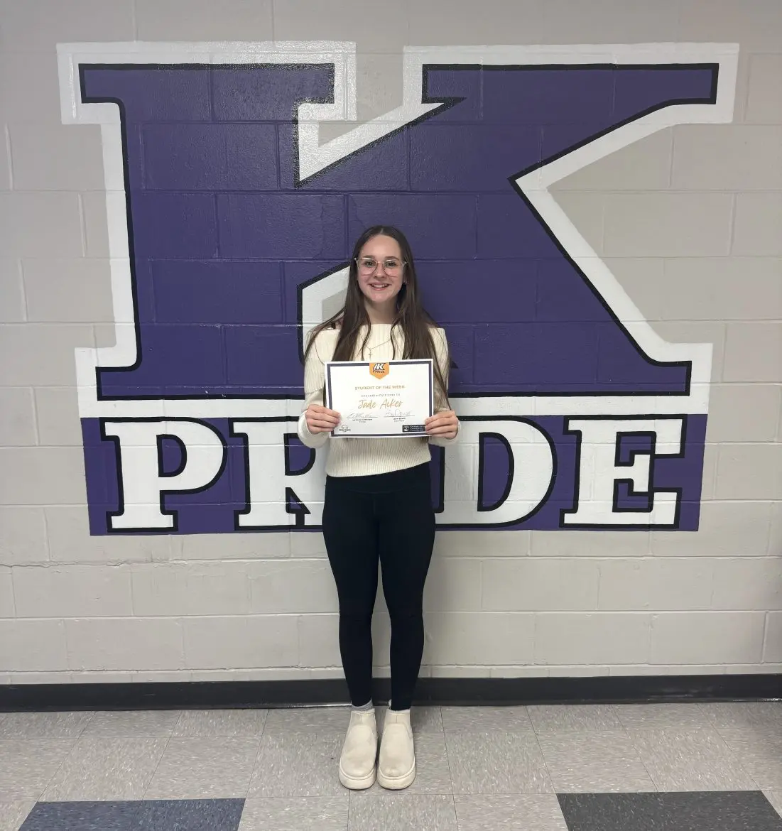 KHS Student of the Week Jade Acker