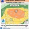 Iowa forecast shows risk of large hail, 75 MPH winds late today