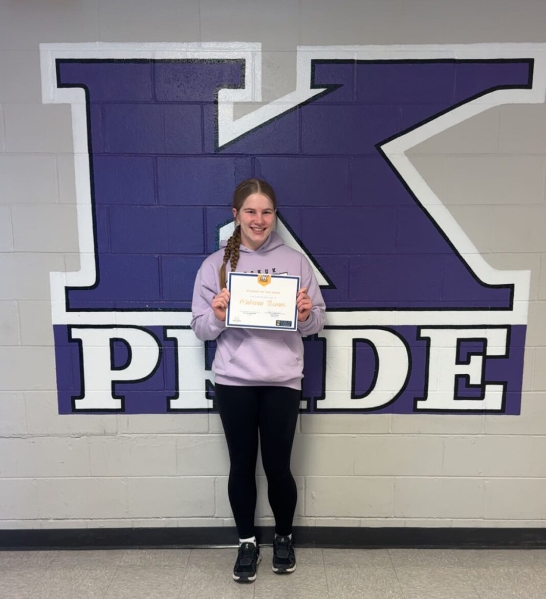Student of the Week Makenna Thomas